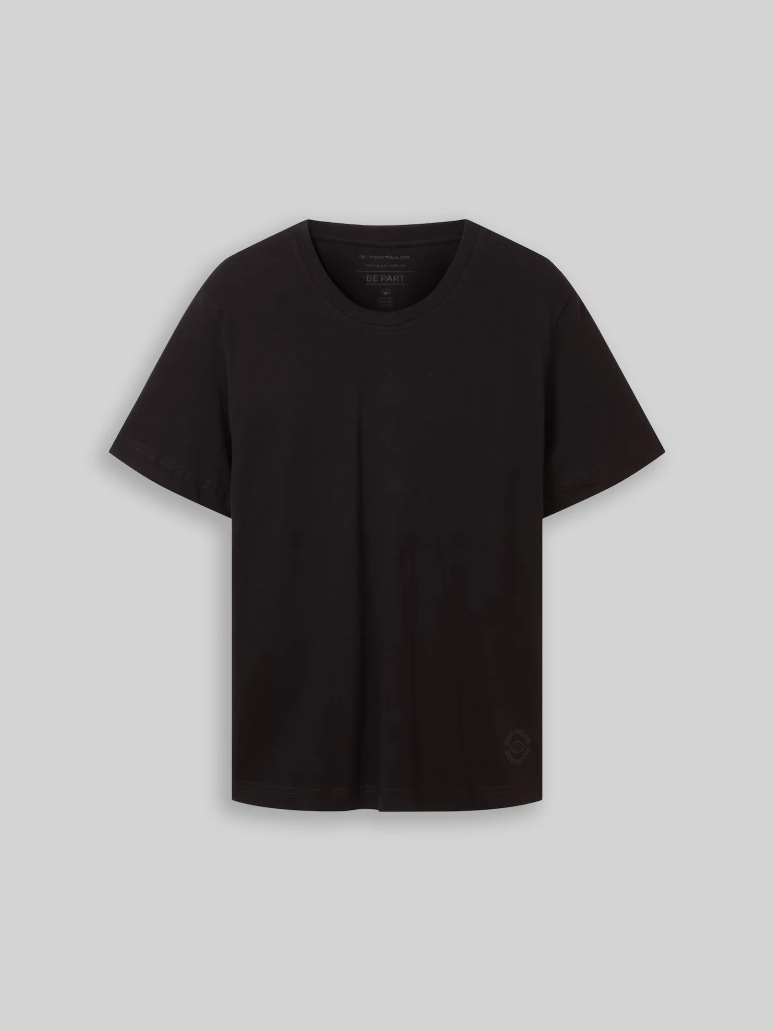 Dwupak Męska Koszulka Tom Tailor Doublepack V-neck Tee Black 1037738 29999