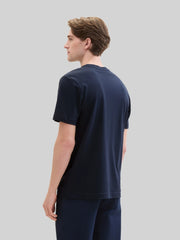 Męska Koszulka Tom Tailor Logo Tee Dark Blue 1037735 10302