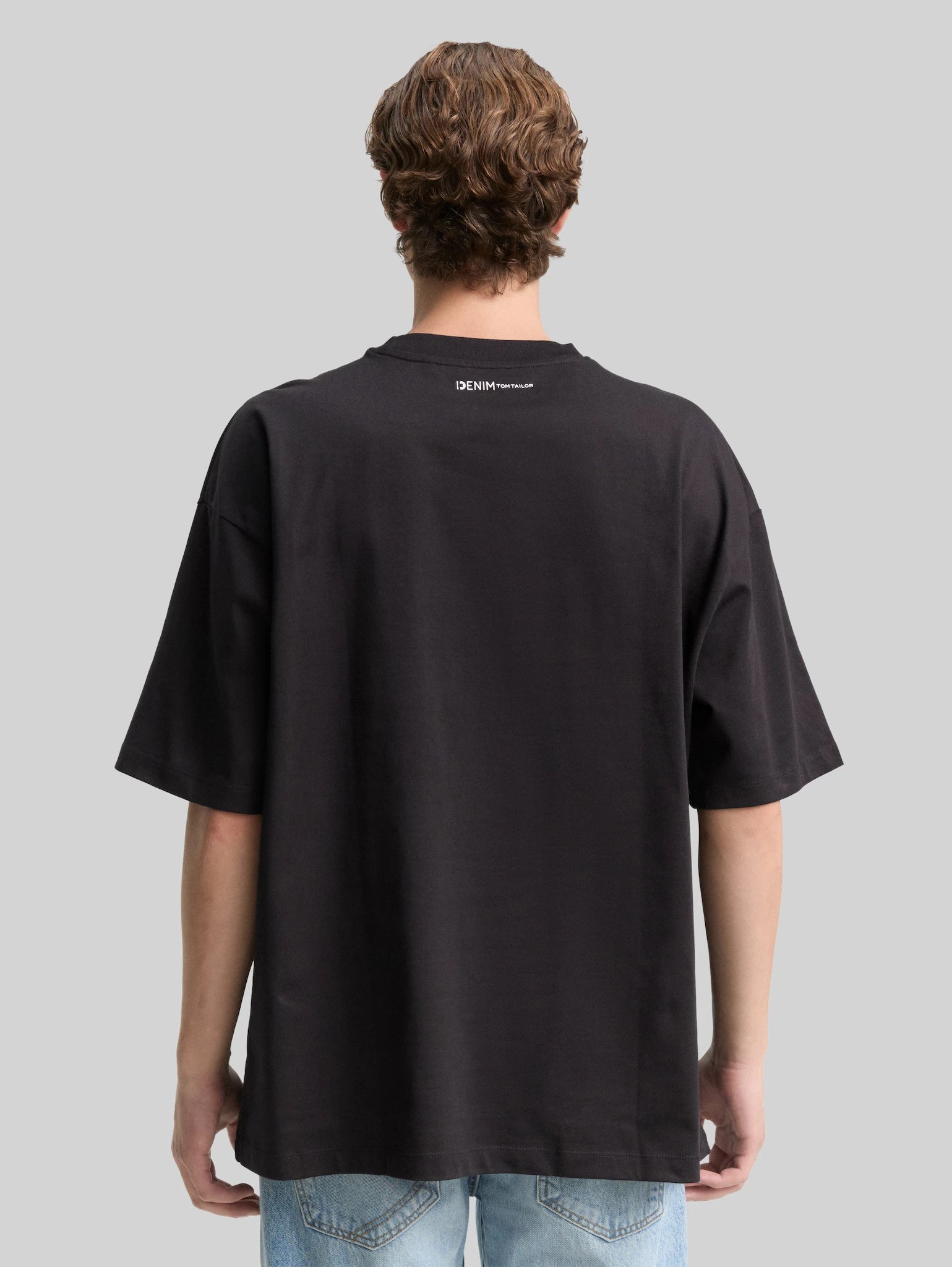 Męska Koszulka Tom Tailor Oversized T-shirt Black 1035912 29999