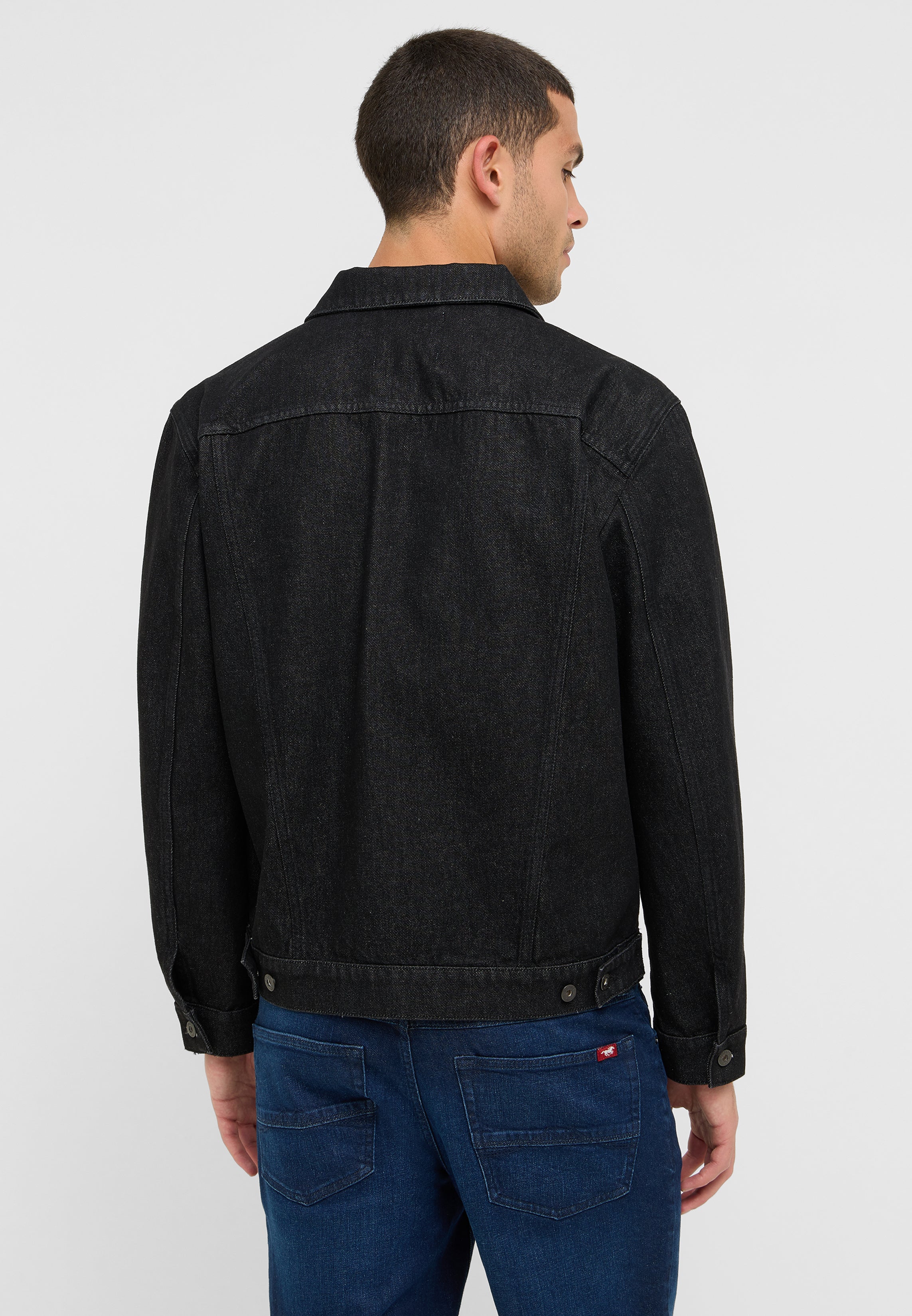 Męska Kurtka Jeansowa Mustang Style Dallas Jacket Denim Black 1016831 4000 880