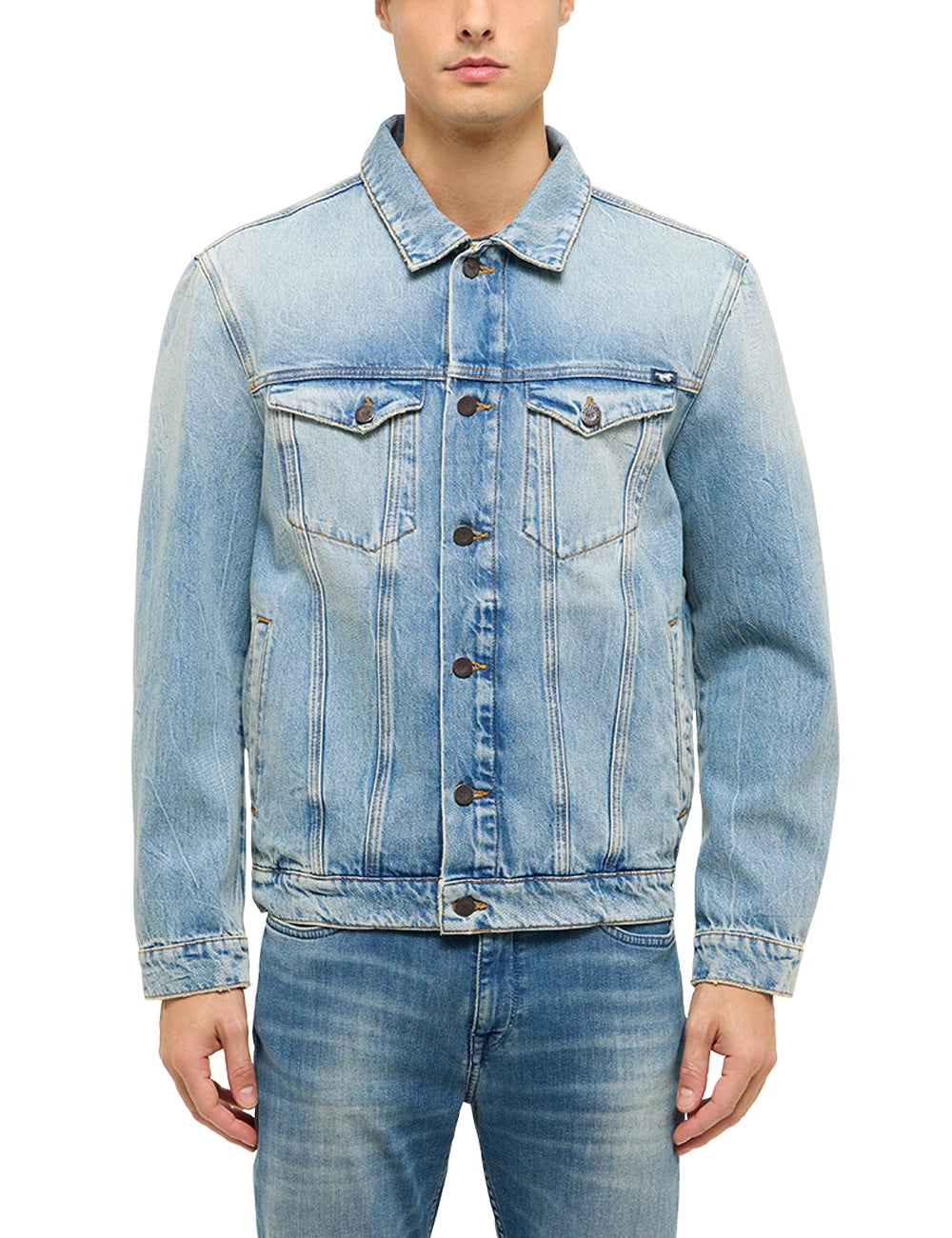 Męska Kurtka Jeansowa Mustang Style Dallas Jacket Denim Blue 1017682 5000 572