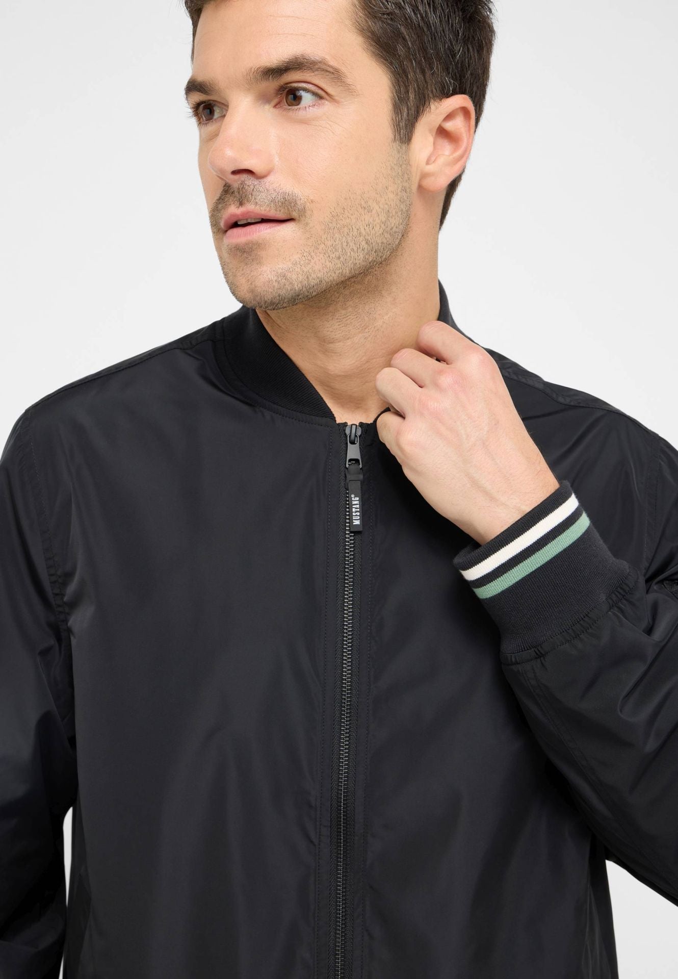 Męska Kurtka Przejściowa Mustang Style Limon Black 1016235 4142