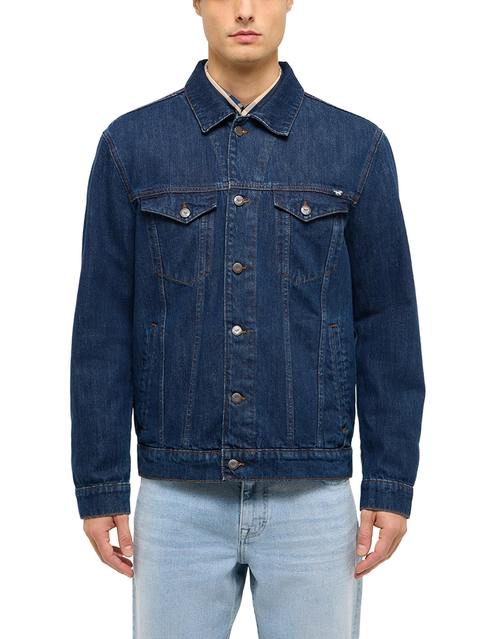 Męska Kurtka Zimowa Mustang Style Dallas Jacket Denim Blue 1017474 5000 900