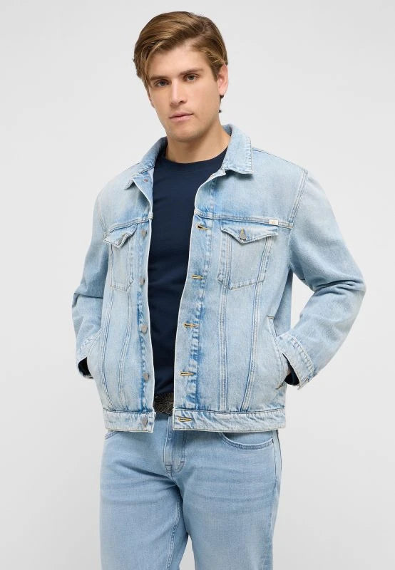 Męska Kurtka Zimowa Mustang Style Dallas Jacket Denim Blue 1017682 5000 312