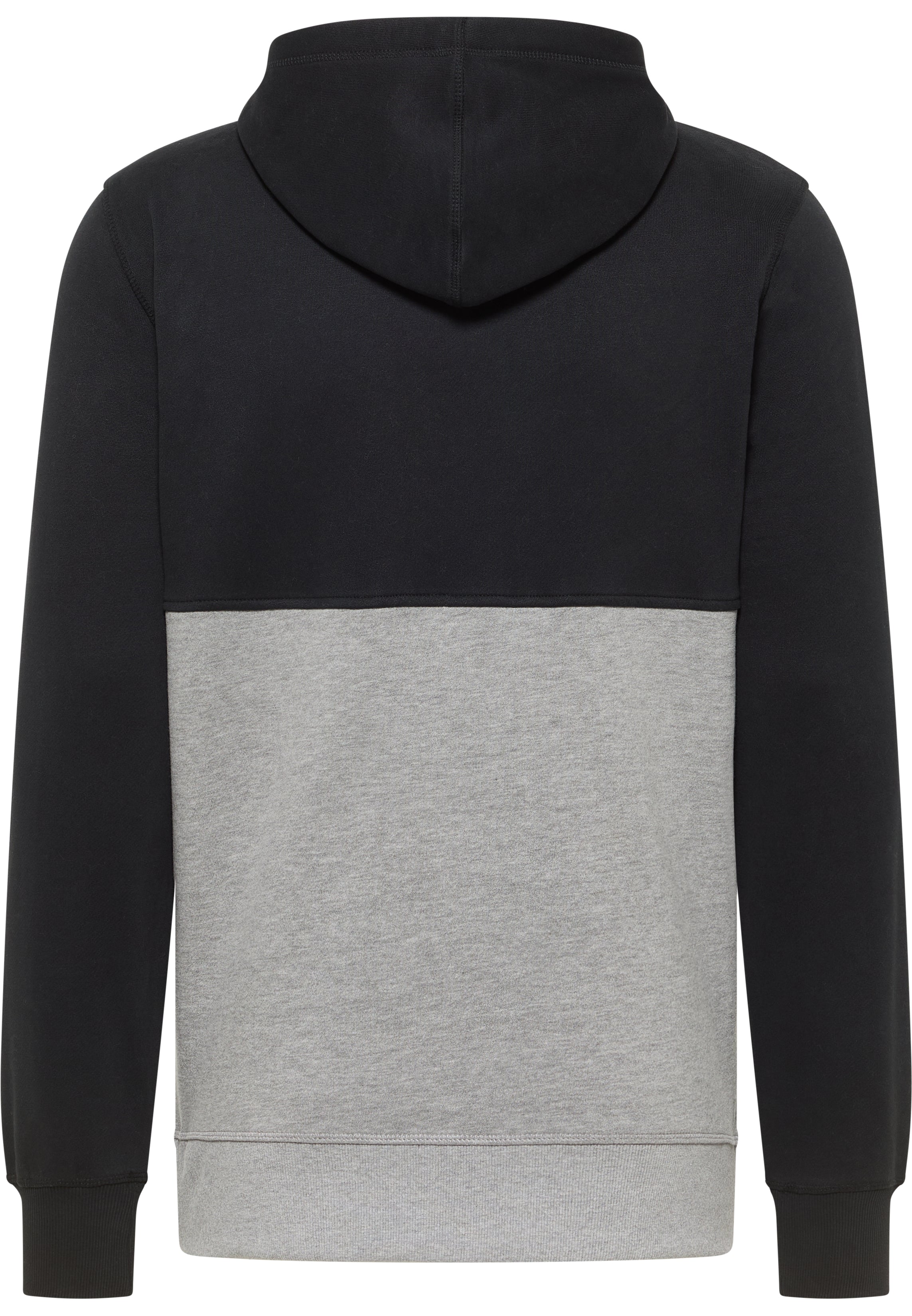 Męska Bluza Nierozpinana Mustang Style Bennet H Logoprint Jet Black 1017004 4188