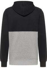 Męska Bluza Nierozpinana Mustang Style Bennet H Logoprint Jet Black 1017004 4188