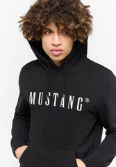 Męska bluza nierozpinana Mustang Style Bronson Black 1014687 4142