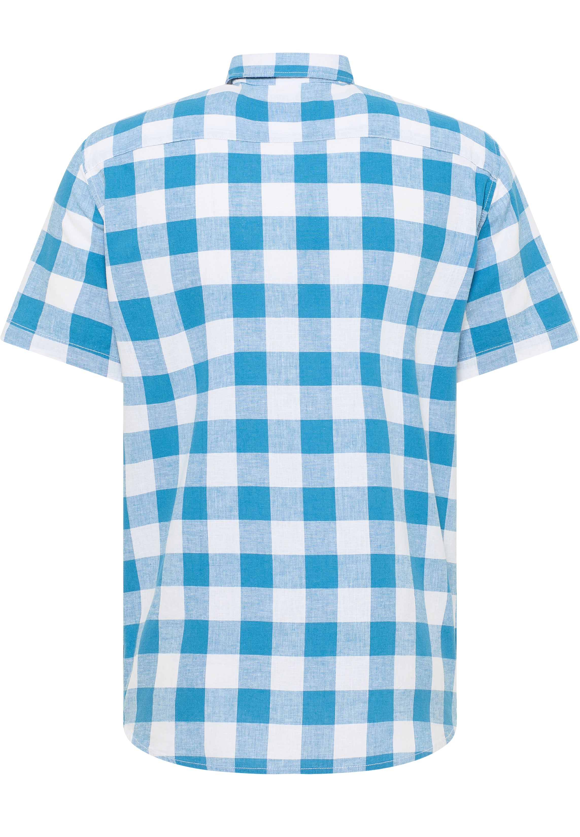 Męska koszula Mustang Style Berkeley Blue Big Vichy Check 1016471 12737