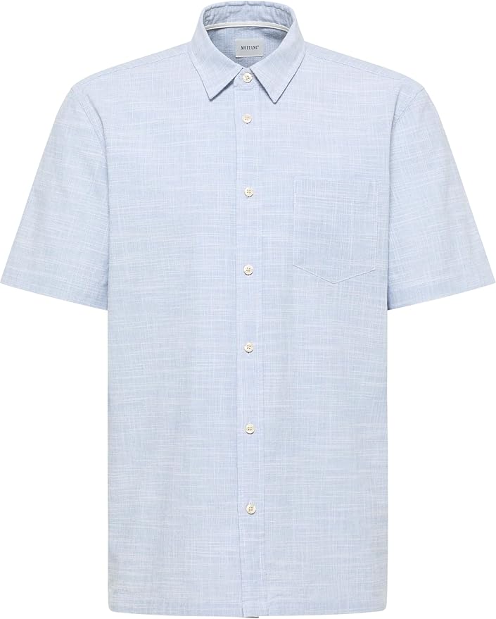 Męska koszula Mustang Style Darien Faded Denim 1016474 5124