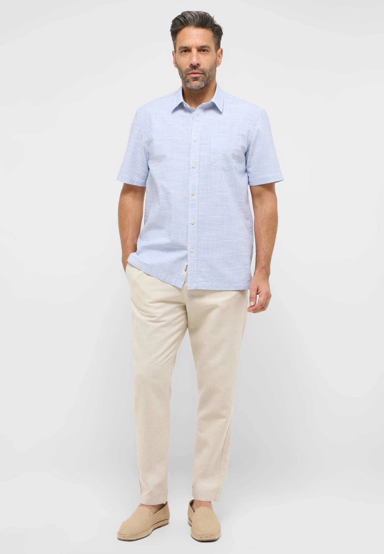 Męska koszula Mustang Style Darien Faded Denim 1016474 5124