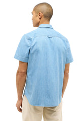 Męska koszula Mustang Style Eloy Denim Blue 1016467 5000 100