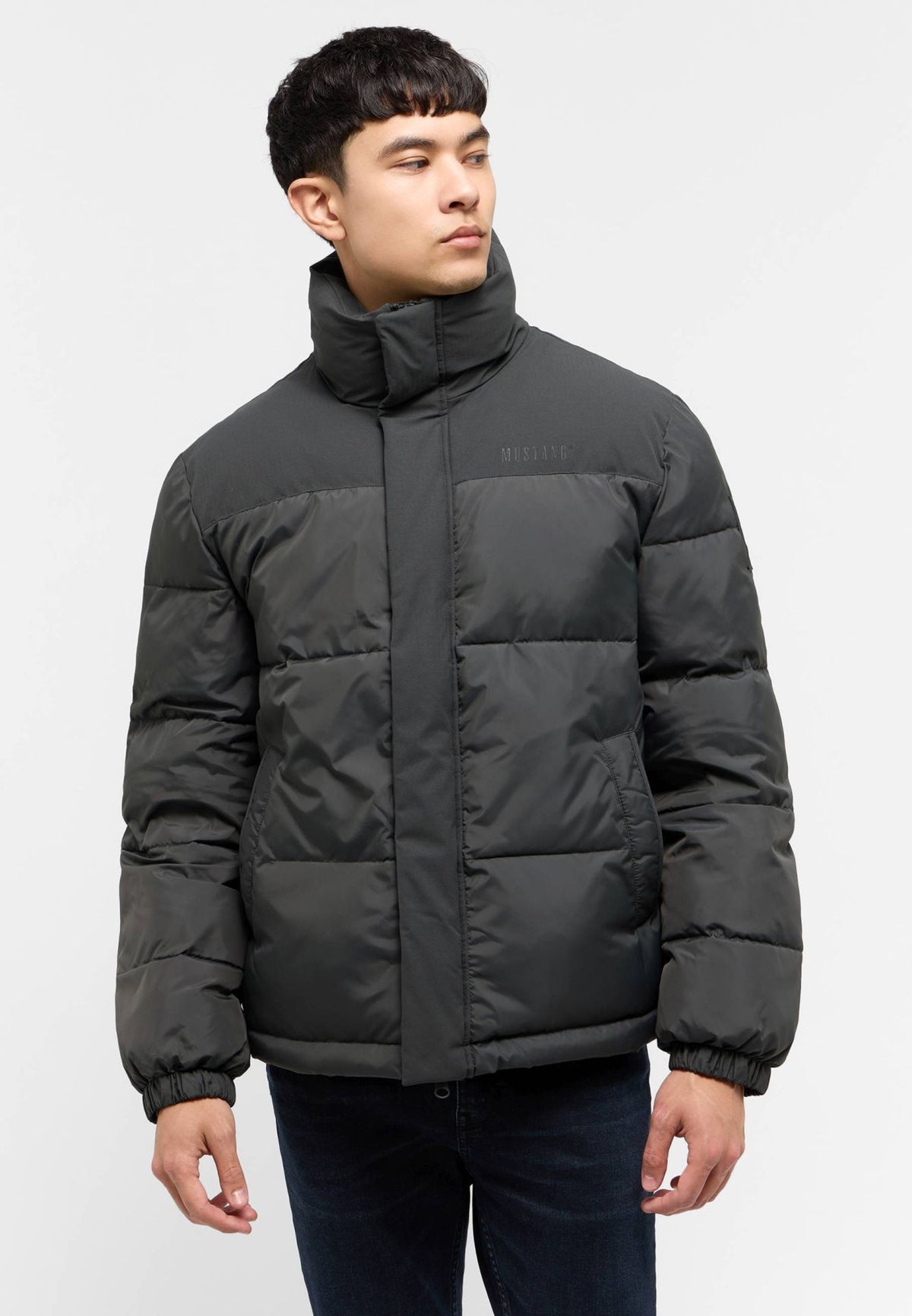Męska kutka zimowa MUSTANG Oakfield Dark Sapphire 1015607 4136