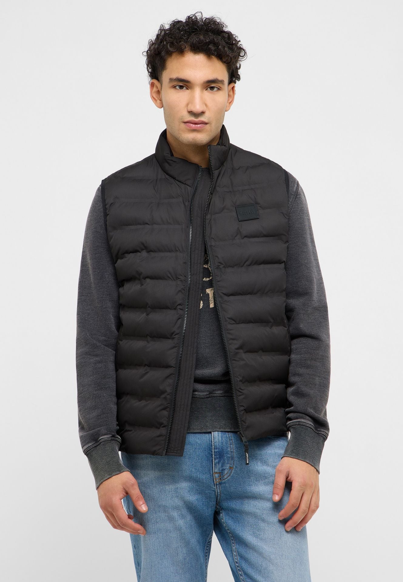 Męski Bezrękawnik Mustang Style Dublin Black 1017525 4142