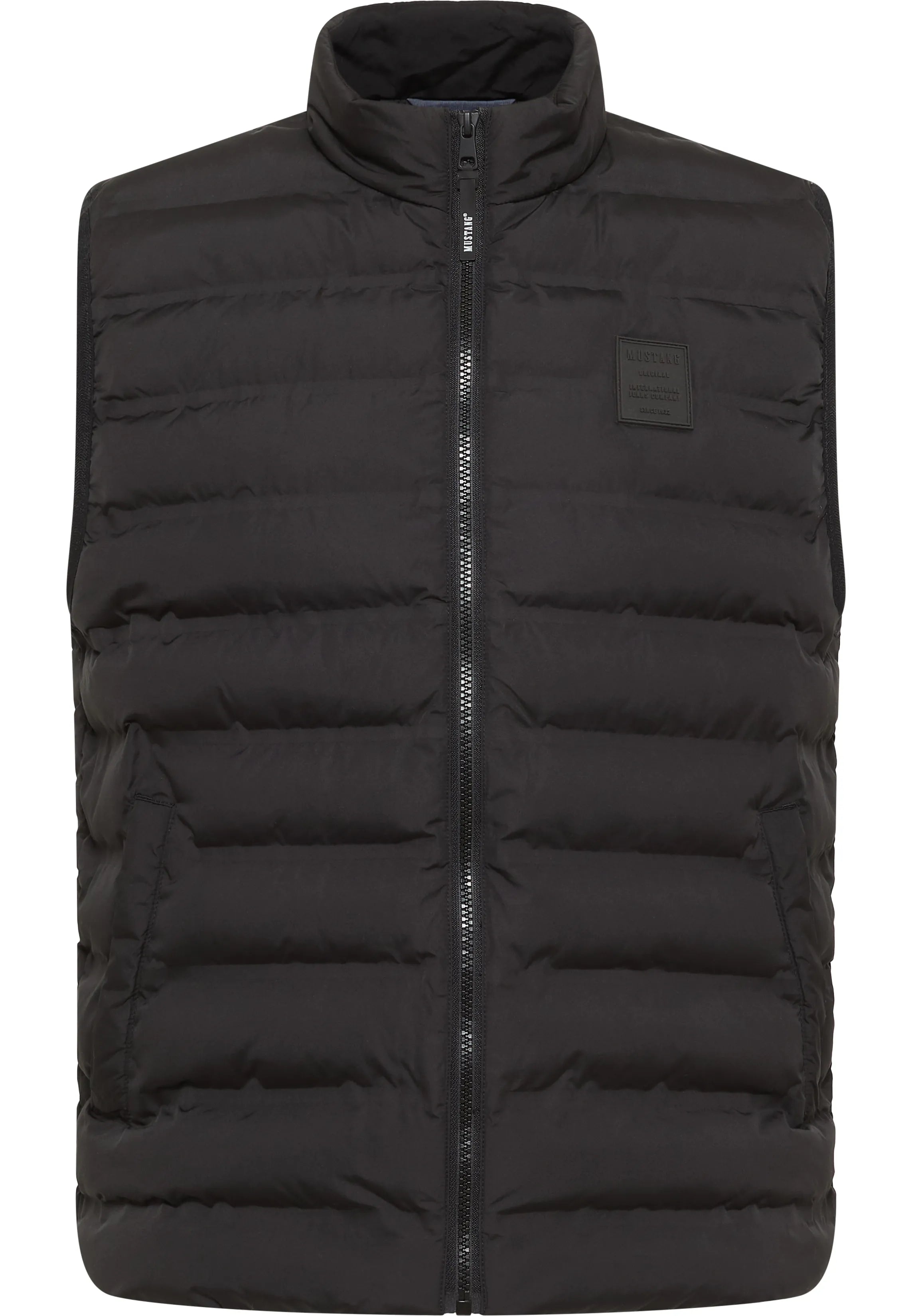 Męski Bezrękawnik Kamizelka Mustang Style Dublin Jet Black 1016888 4188