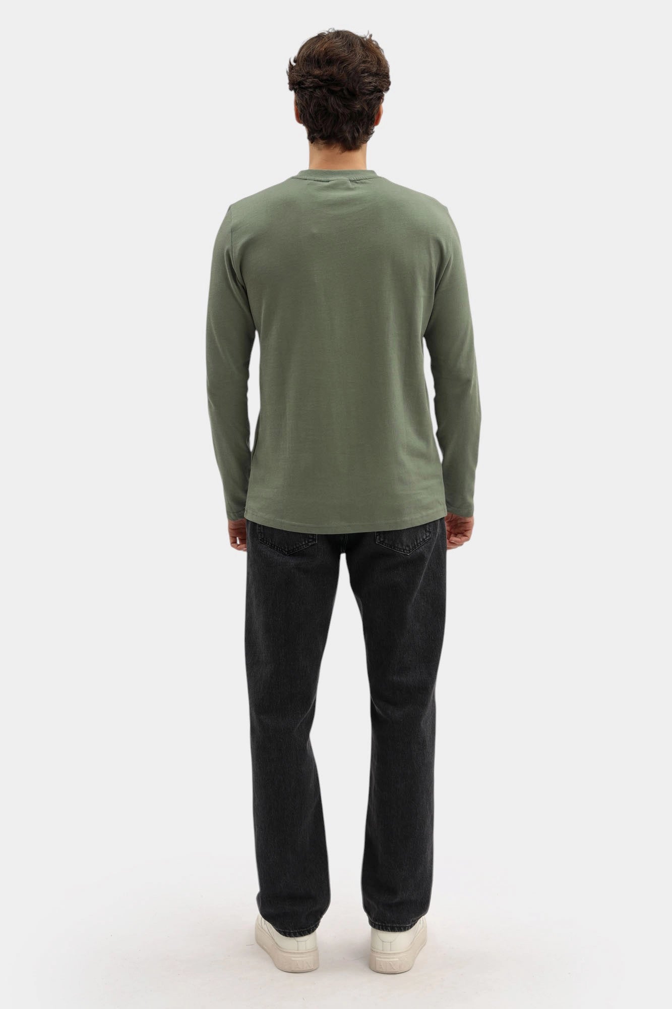 Męski Longsleeve Mustang Style Arlington Agave Green 1016874 6473