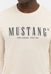 Męski Longsleeve Mustang Style Asheville Oatmeal 1016873 4092