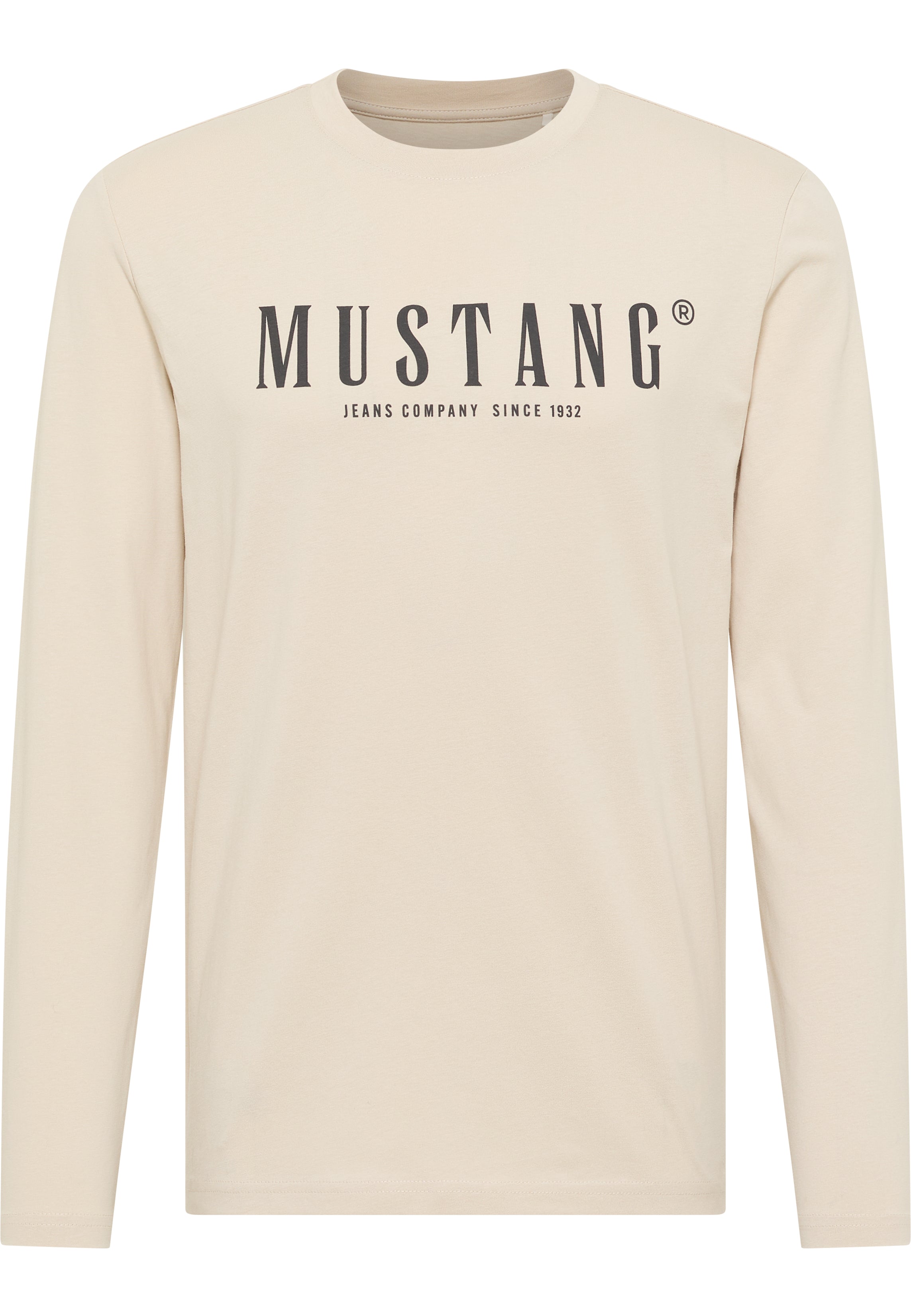 Męski Longsleeve Mustang Style Asheville Oatmeal 1016873 4092