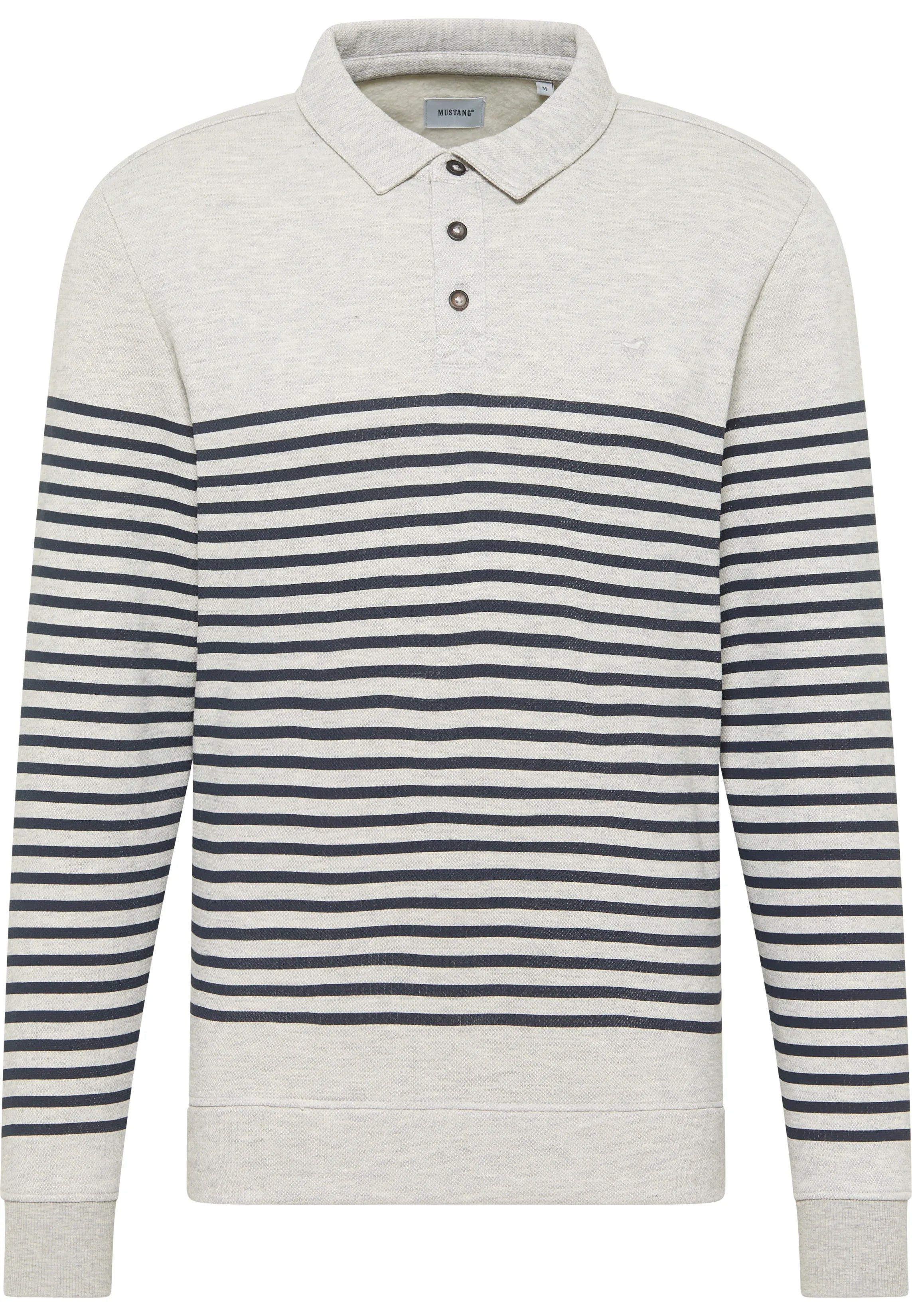 Męski Longsleeve Mustang Style Pinehurst Whisper White Melange 1015684 2078