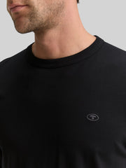 Męski Longsleeve Tom Tailor Basic Black 1048902 29999