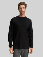 Męski Longsleeve Tom Tailor Basic Black 1048902 29999