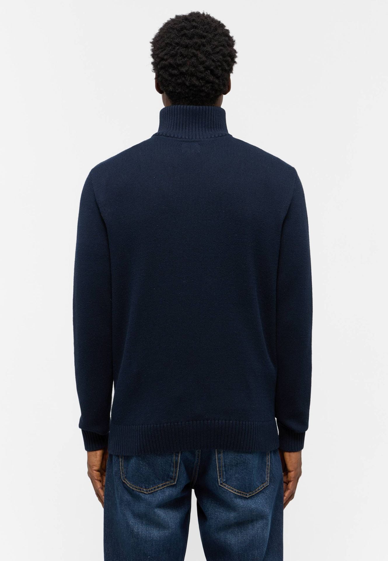 Męski Sweter Mustang Eastvale Dark Sapphire 1015802 4136