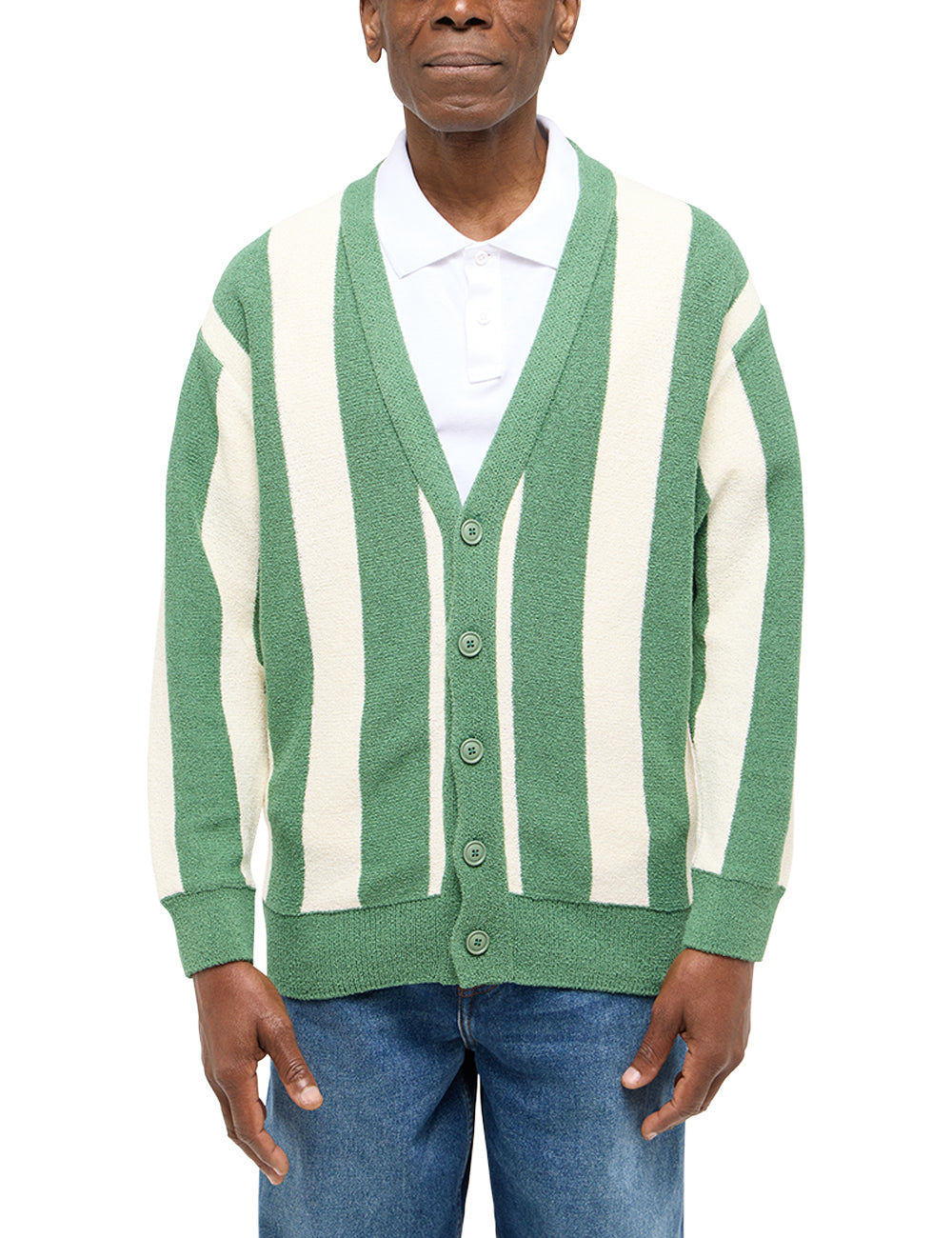 Męski Sweter Mustang Style Edgar Dark Ivy 1016303 6326
