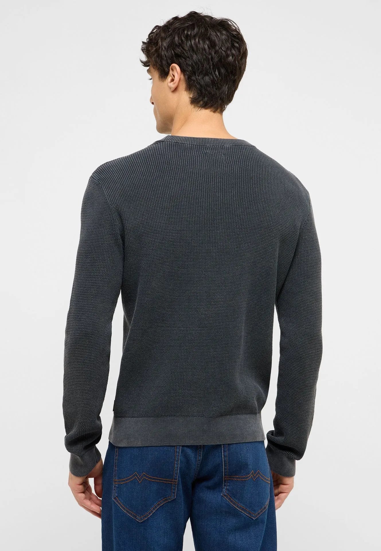 Męski Sweter Mustang Style Edward Black 1017414 4142