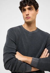 Męski Sweter Mustang Style Edward Black 1017414 4142