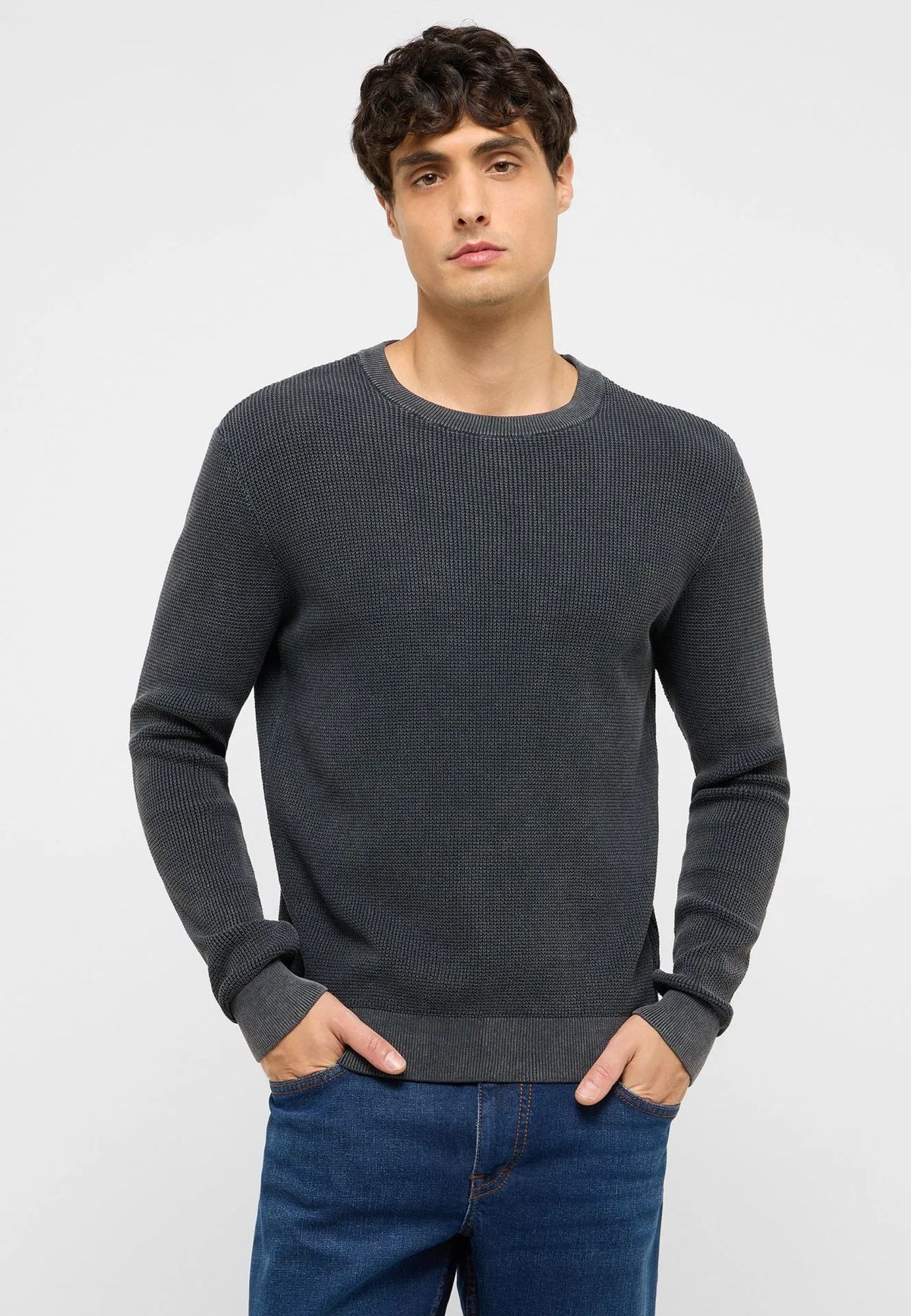 Męski Sweter Mustang Style Edward Black 1017414 4142