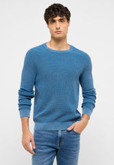 Męski Sweter Mustang Style Edward Dark Blue 1017414 5232