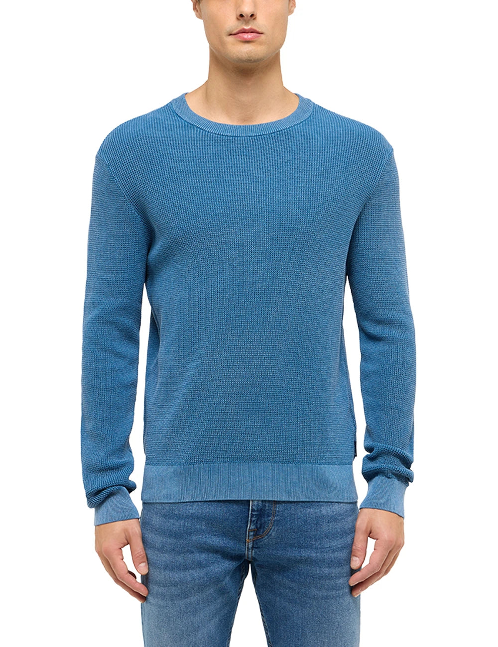 Męski Sweter Mustang Style Edward Dark Blue 1017414 5232