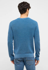 Męski Sweter Mustang Style Edward Dark Blue 1017414 5232