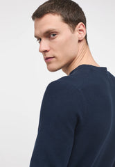 Męski Sweter Mustang Style Emil C Basic Total Eclipse 1014115 5226