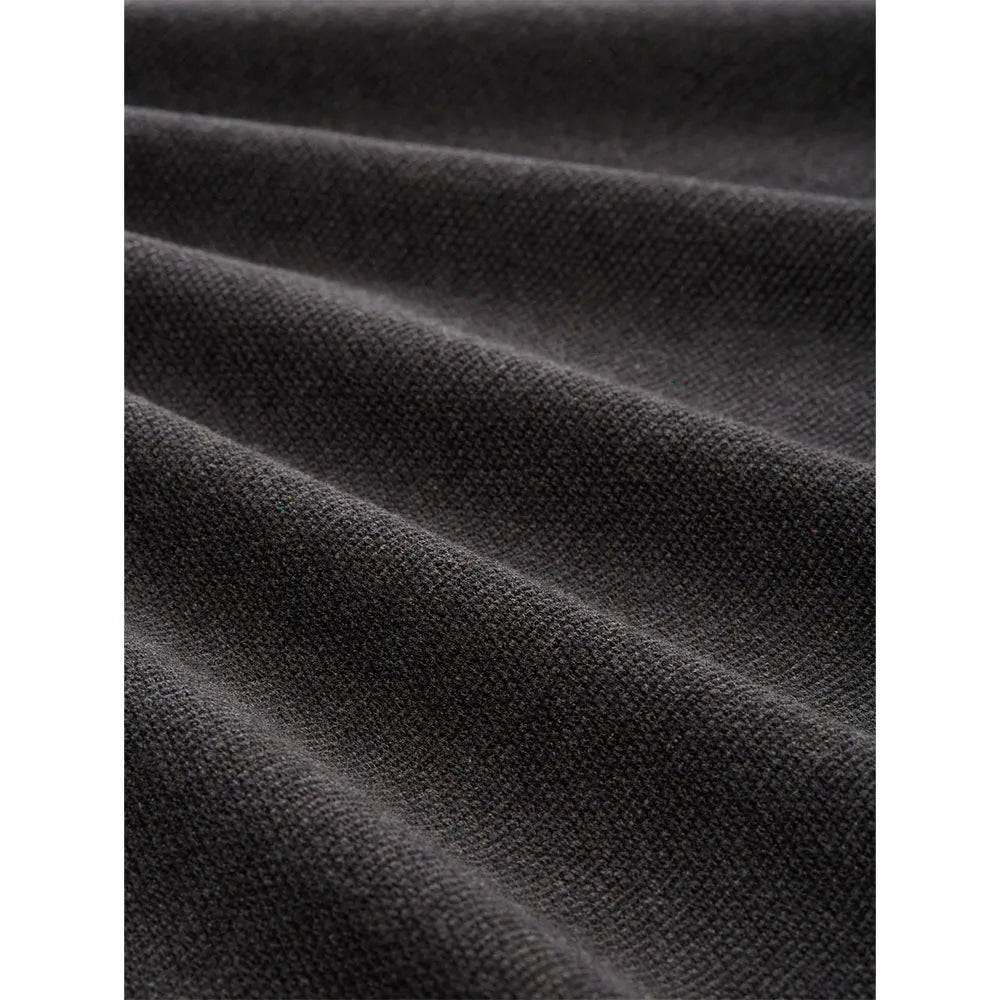 Męski Sweter Tom Tailor Structured Crewneck Knit Black Grey Melange 1047570 10617