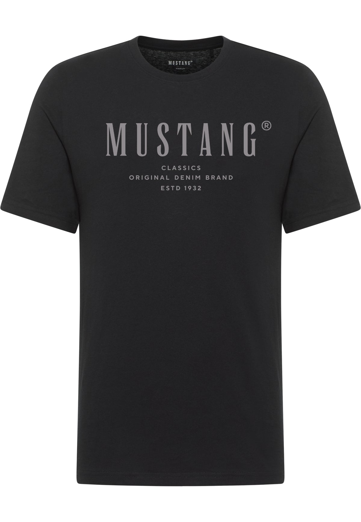 Męski T-Shirt Mustang Style Alex Black 1017329 4142