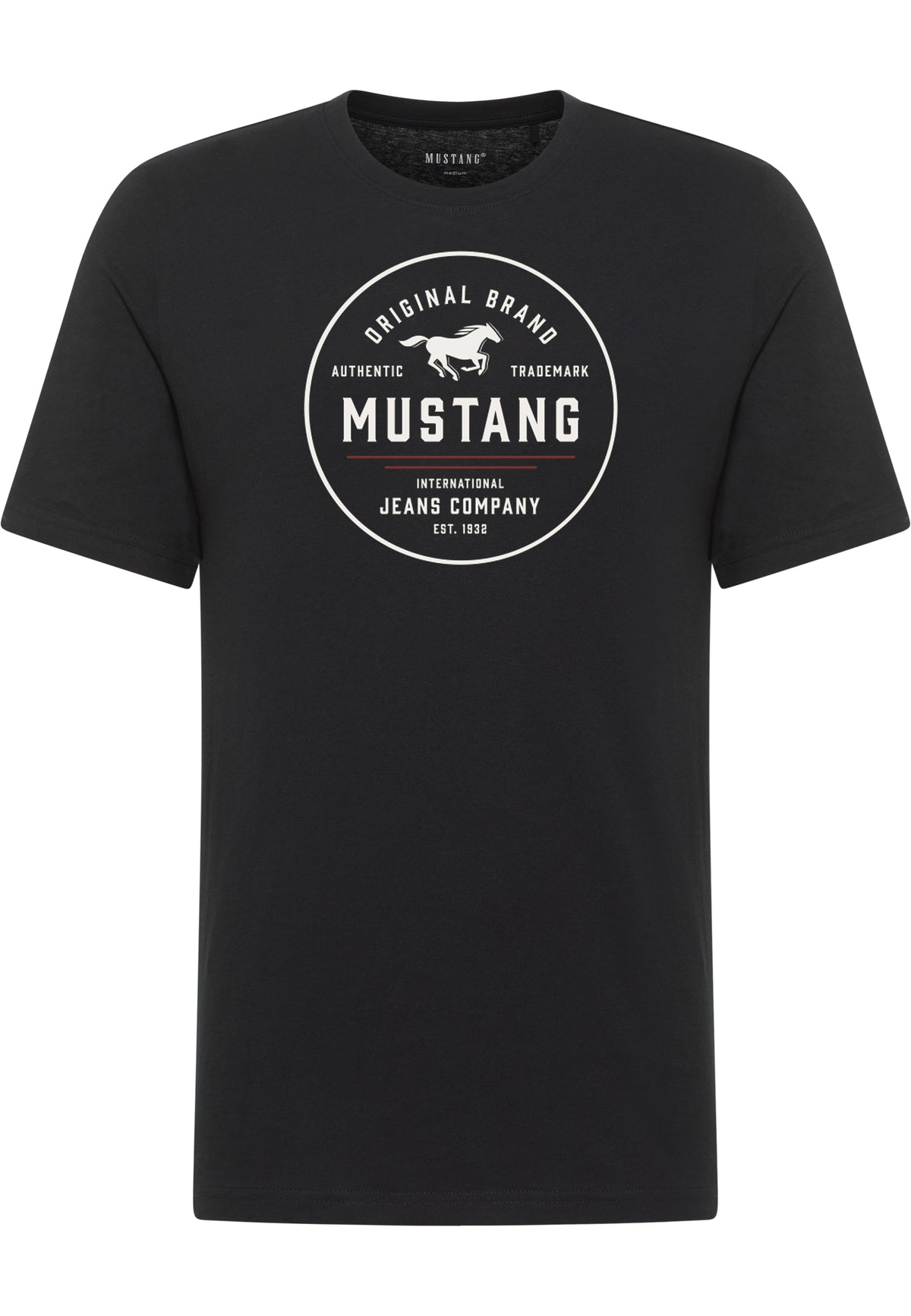 Męski T-Shirt Mustang Style Alex Black 1017333 4142
