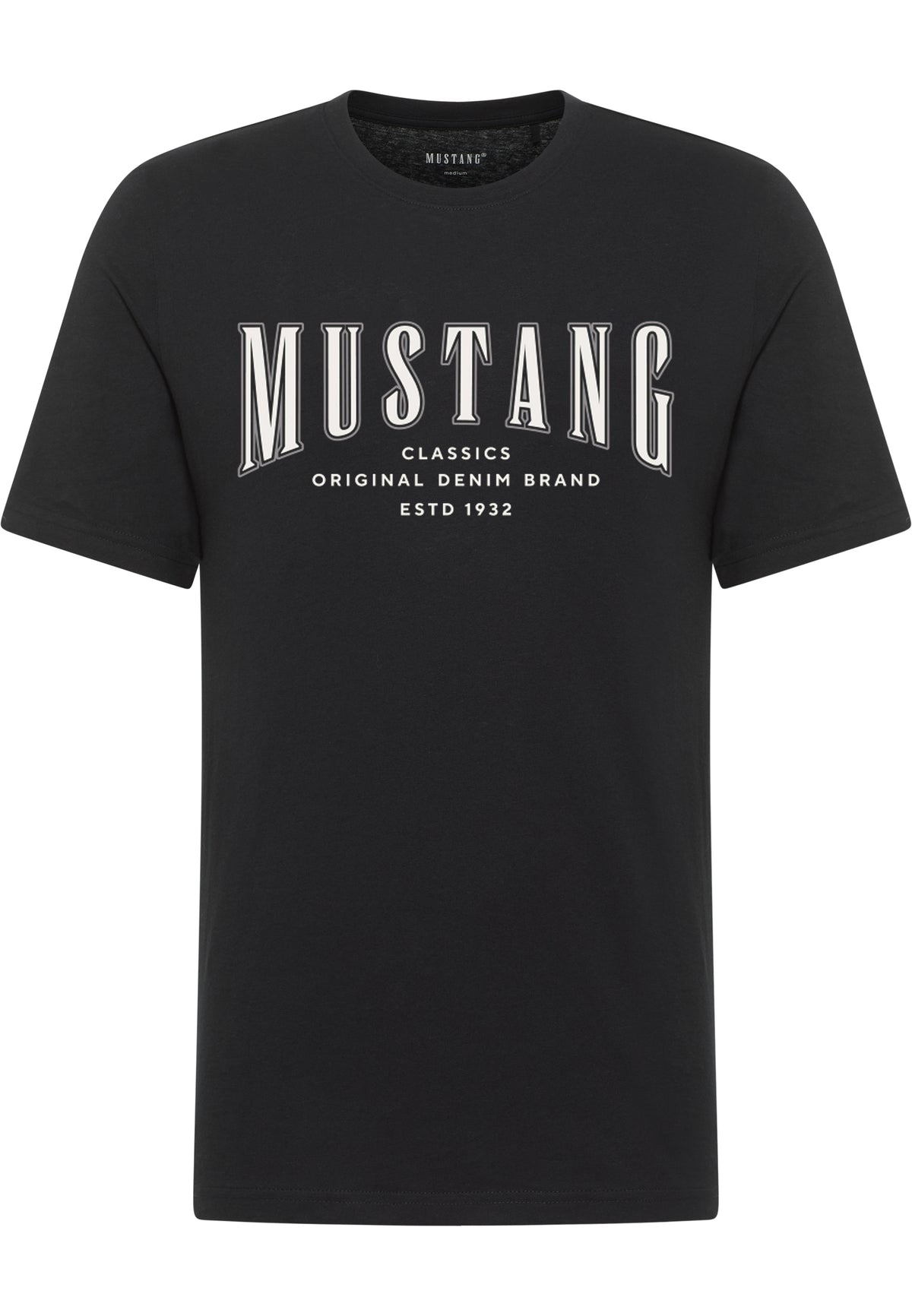 Męski T-Shirt Mustang Style Alex Black 1017335 4142