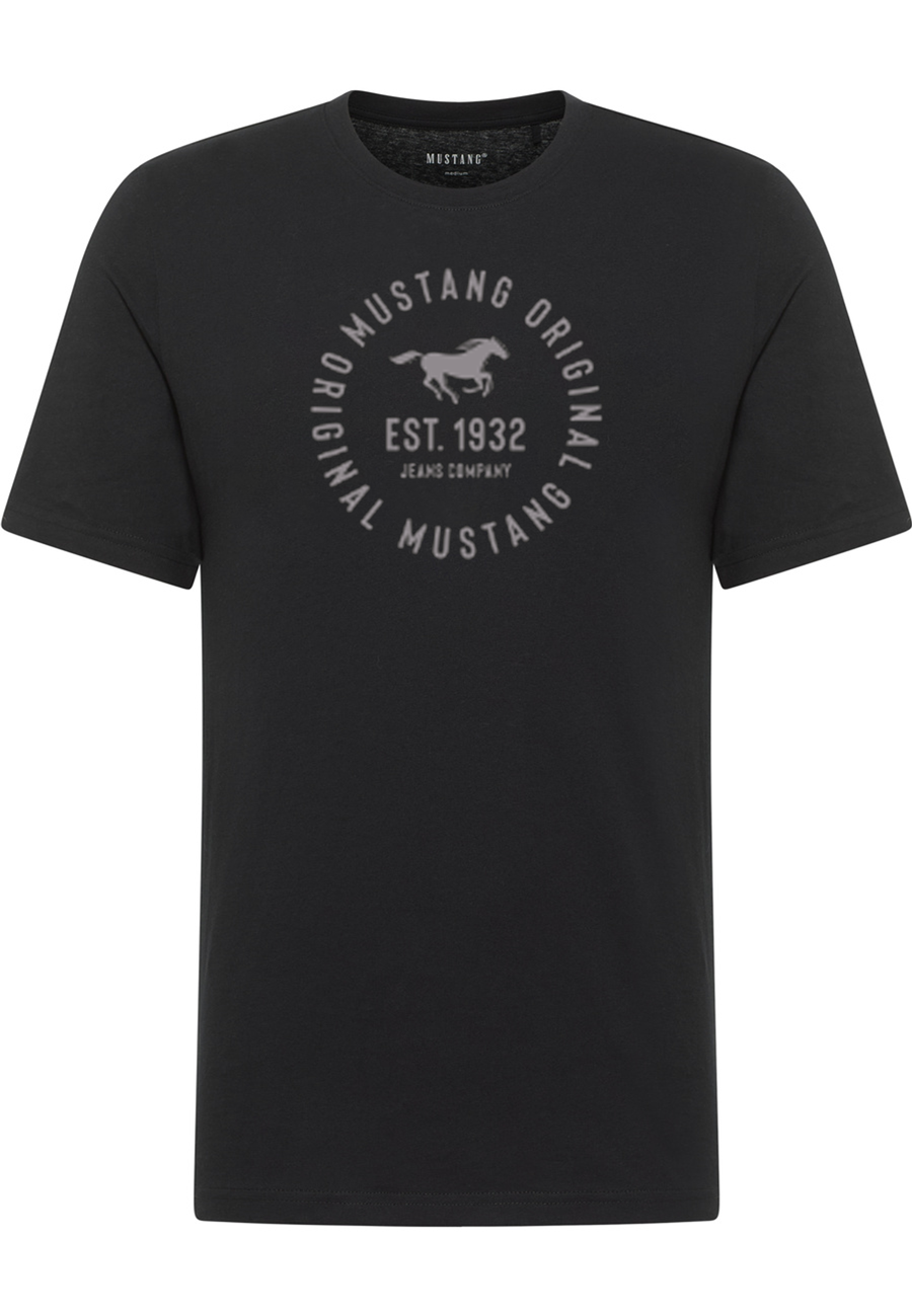 Męski T-Shirt Mustang Style Alex Black 1017992 4142