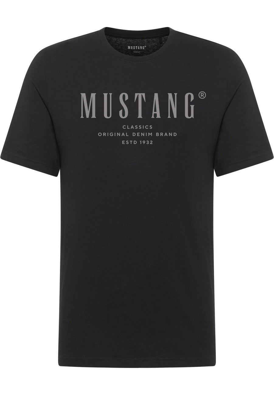 Męski T-Shirt Mustang Style Alex Black 1017998 4142