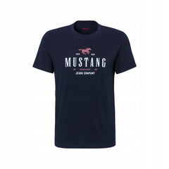 Męski T-Shirt Mustang Style Alex C Print Dark Sapphire 1016683 4136