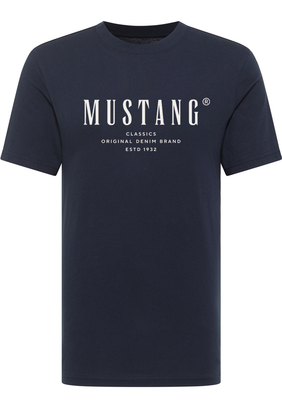 Męski T-Shirt Mustang Style Alex Dark Sapphire 1017998 4136