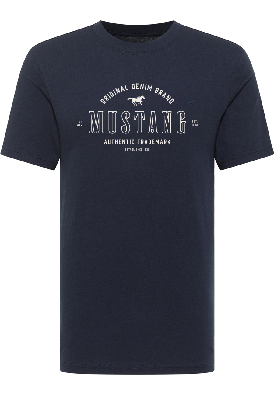 Męski T-Shirt Mustang Style Alex Dark Sapphire 1017999 4136