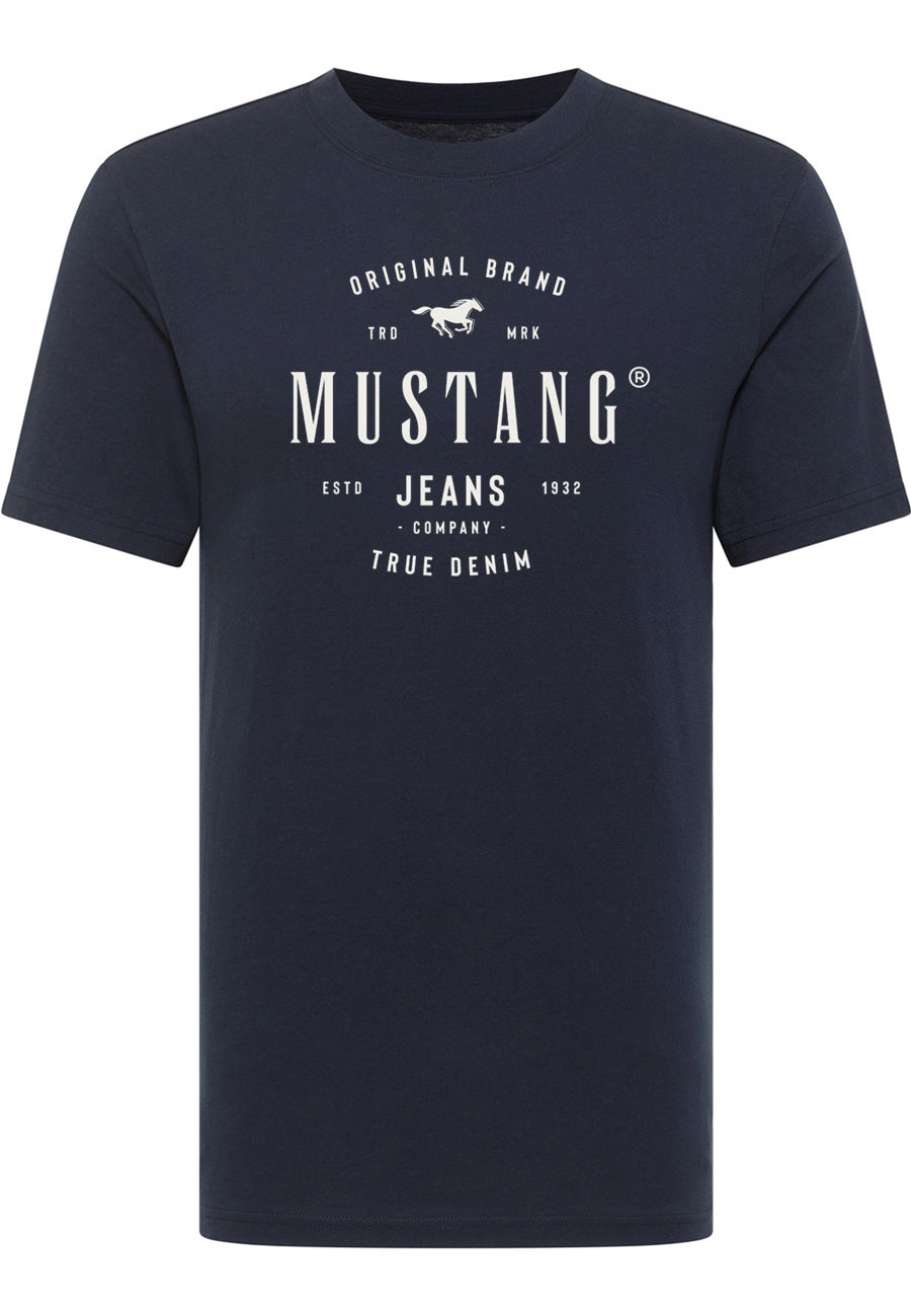Męski T-Shirt Mustang Style Alex Dark Sapphire 1018004 4136
