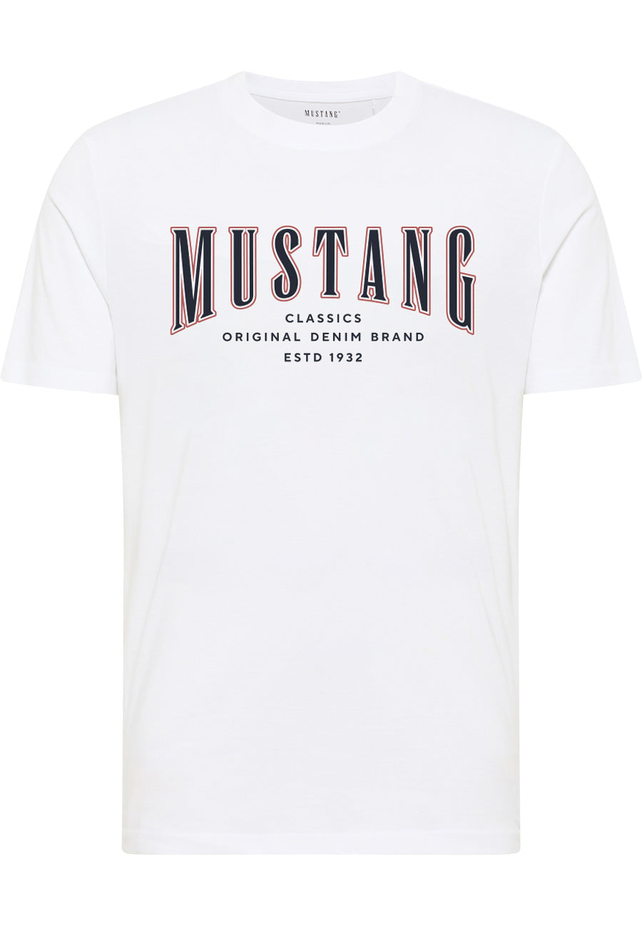 Męski T-Shirt Mustang Style Alex General White 1018007 2045