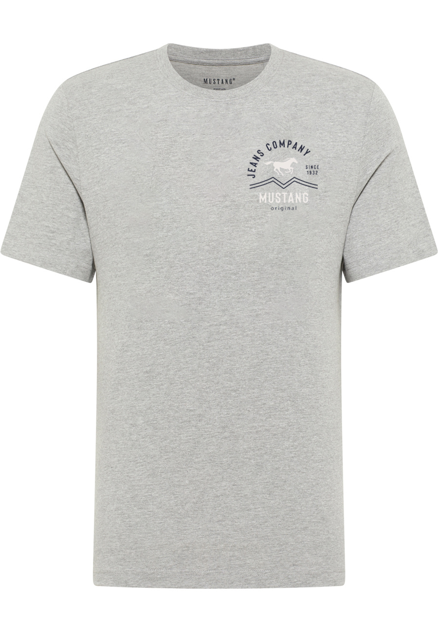 Męski T-Shirt Mustang Style Alex Mid Grey Mélange 1018307 4140