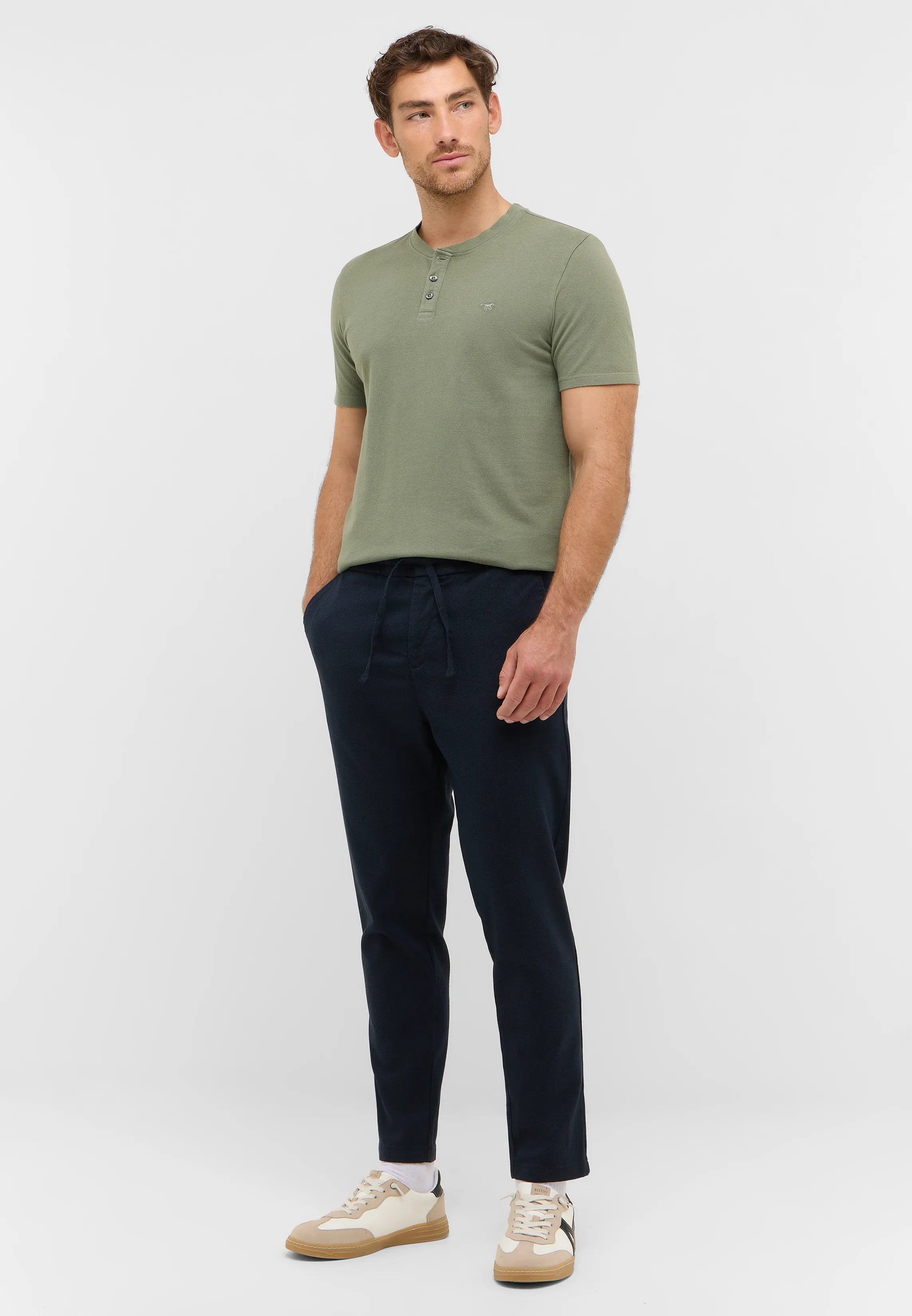 Męski T-Shirt Mustang Style Austin Agave Green 1016862 6473