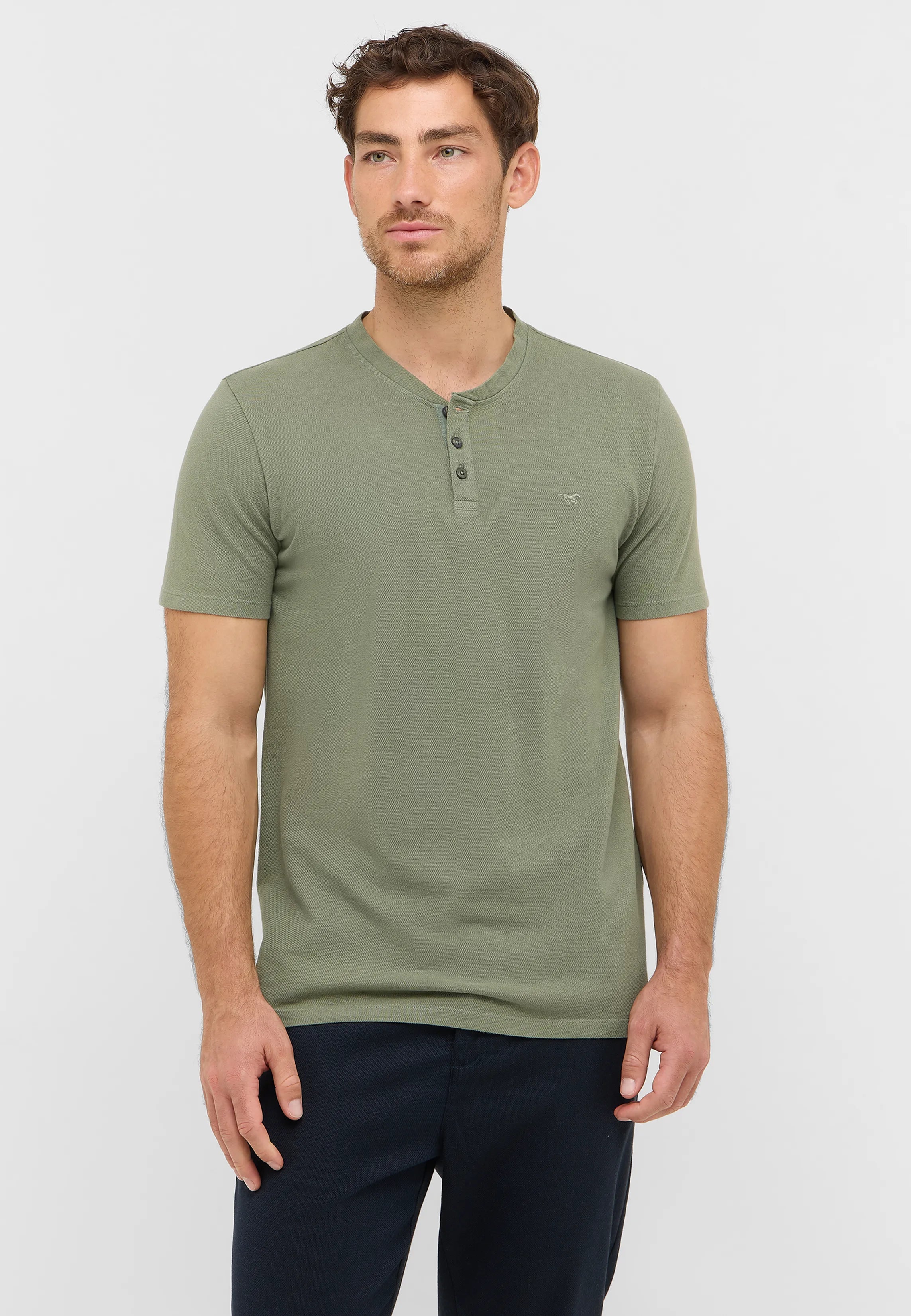 Męski T-Shirt Mustang Style Austin Agave Green 1016862 6473