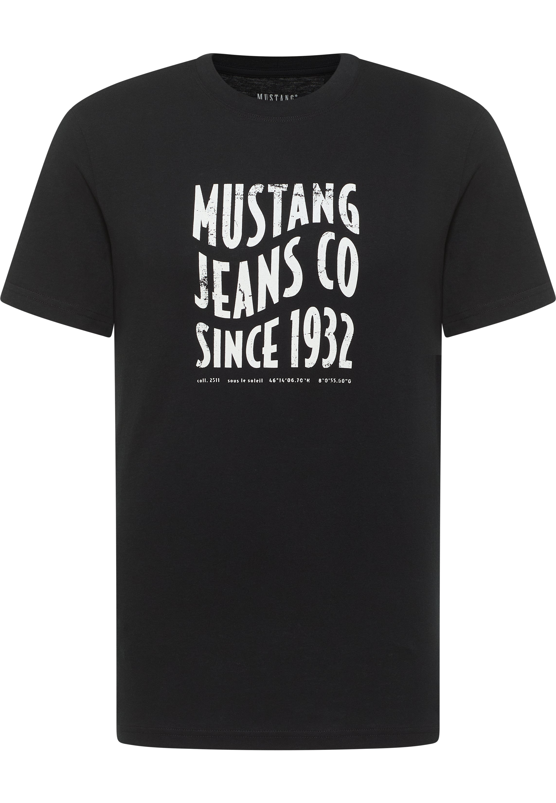 Męski T-Shirt Mustang Style Austin Black 1016272 4142