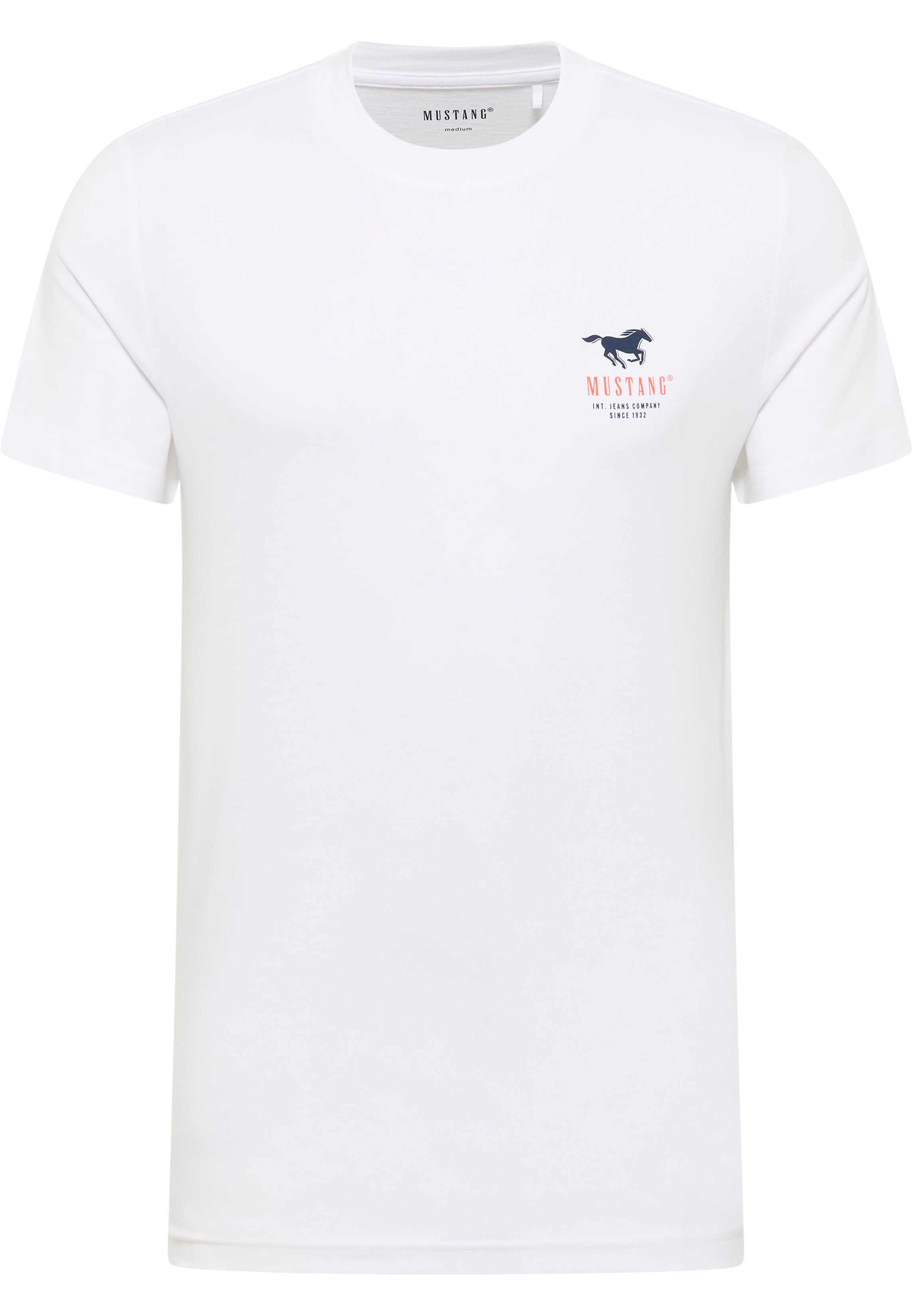 Męski T-Shirt Mustang Style Austin Bright White 1016494 2007