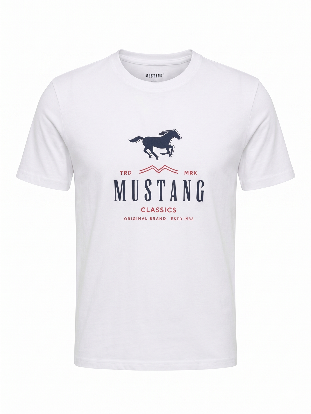 Męski T-Shirt Mustang Style Austin Bright White 1017270 2007